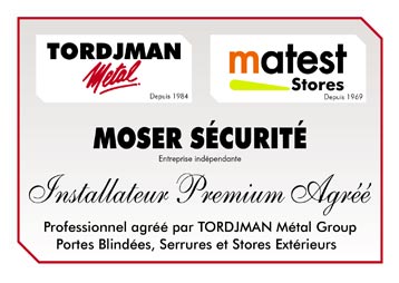 installateur premium agréé Tordjman Matest